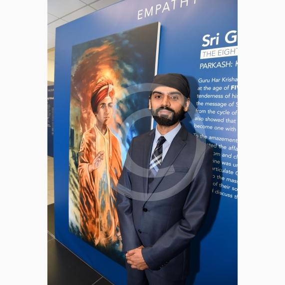 Artist Kanwar Singh.A Sikh art exhibition which brings together the work of renowned Canadian artist Kanwar Singh and art from young volunteers from Slough is launching at the Guru Maneyo Granth Gurdwara.Guru Maneyo Granth Gurdwara, Bath Rd, Slough
