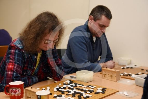 Dave Denholm concentrates on his next move.The Maidenhead Go Club is holding a it's annual tournament at Hitachi Europe Ltd, Whitebrook Park, Lower Cookham Road, Maidenhead.