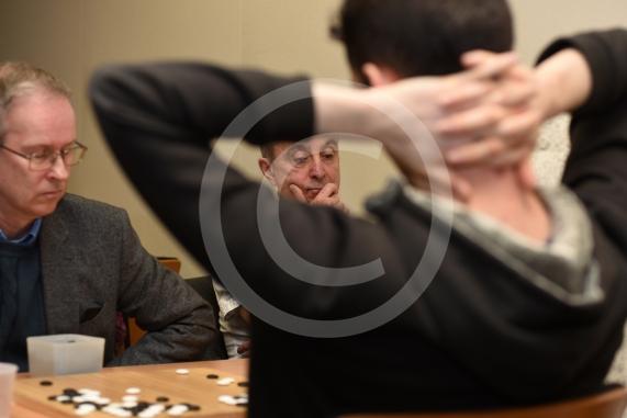  Maidenhead Go Club player France Ellul thinks about his next move.The Maidenhead Go Club is holding a it's annual tournament at Hitachi Europe Ltd, Whitebrook Park, Lower Cookham Road, Maidenhead.