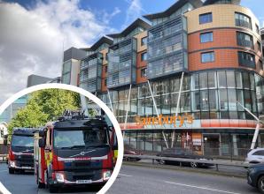‘Fire’ in flats above Sainsbury’s Maidenhead turns out to be ‘incense burning’