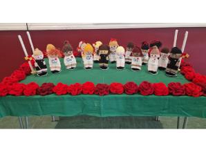 Yarn art installation celebrating Women's Rugby World Cup on display at Windsor Rugby Club