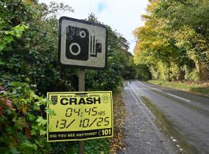 MOTORCYCLIST DIES AFTER HITTING DEER