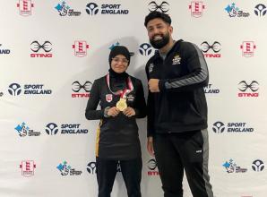 Breaking barriers: Momina Naz crowned first Hijabi senior national champion