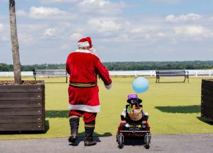 Children who may not see Christmas feel the 'magic' in July at Ascot Racecourse