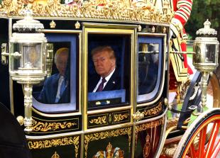 Donald Trump: Windsor state visit begins as eyes of the world watch on