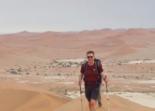 Maidenhead man finishes 'arduous' trek across Namib desert for St Marks Hospital