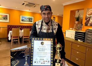Burnham restaurant is 'very thrilled' after first curry award win in 20 years Burnham restaurant is 'very thrilled' after first curry award win in 20 years