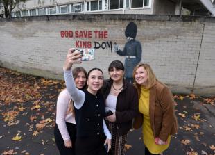 Residents spot a possible 'Banksy' artwork near Windsor car park