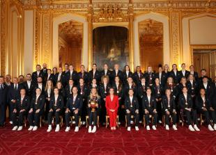 Princess of Wales welcomes England Women's Rugby team to Windsor Castle
