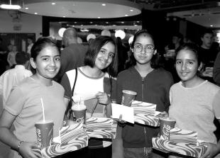 Cinemagoers ready for a night at the movies at the new UCI cinema