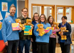 Slough youngsters receive reading packs and teddy bears through Build-A-Bear Foundation donation Slough youngsters receive reading packs and teddy bears through Build-A-Bear Foundation donation