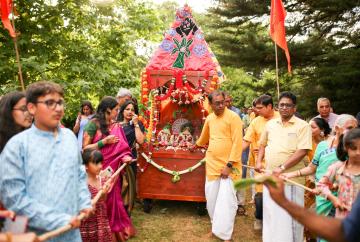Hindu chariot festival returns to Maidenhead park for second celebration