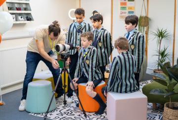 Maidenhead pupils step into filmmaking with opening of new media suite