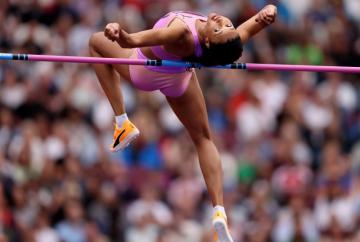 Morgan Lake stays grounded after historic jump ahead of World Championships" Morgan Lake stays grounded after historic jump ahead of World Championships"