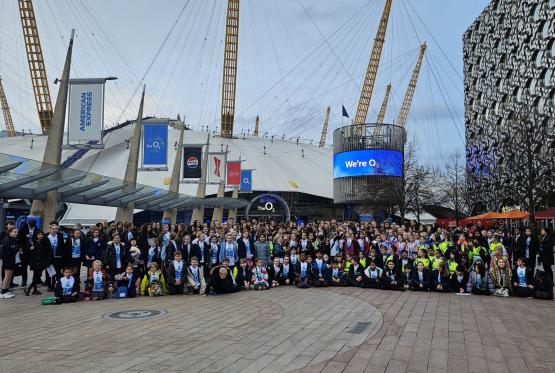 Windsor pupils take to the O2 stage as part of the world&rsquo;s largest children&rsquo;s choir