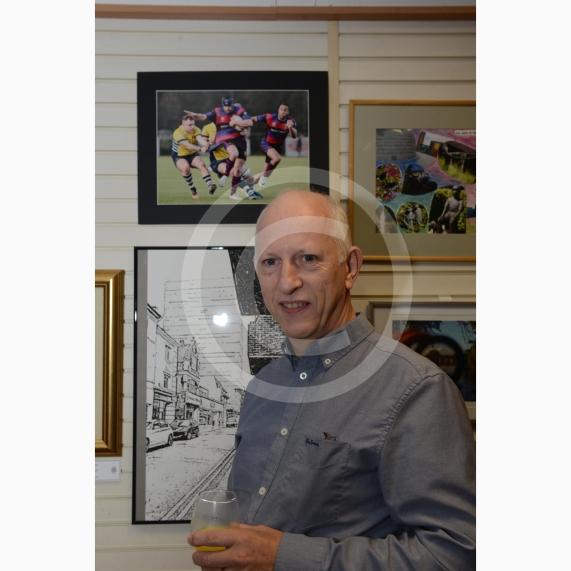 Paul  Morgan - 2 photos commended. Maidenhead and Me presentation &ndash; Prime Minister Theresa May awarding the prizes and pix of people looking at the exhibition etc. Unit 26 Nicholsons Centre,Maidenhead                         