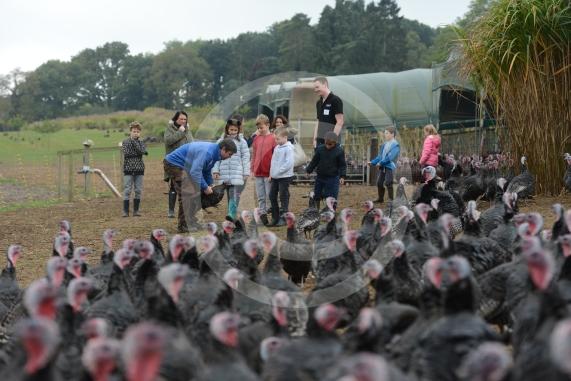 A Fight for George event, involving children taking part in activities at Copas Farm. Kings Coppice Farm, Grubwood Lane, Cookham