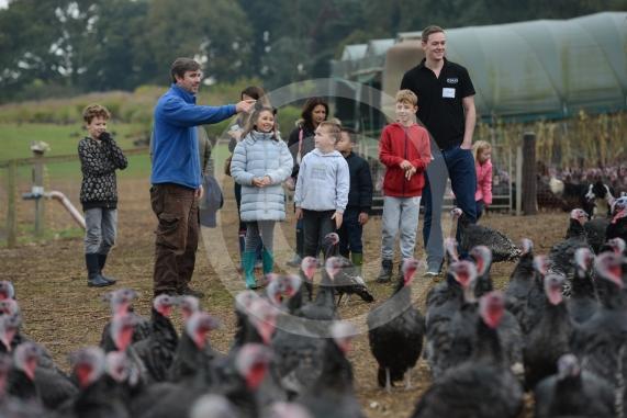 A Fight for George event, involving children taking part in activities at Copas Farm. Kings Coppice Farm, Grubwood Lane, Cookham