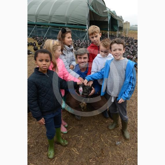 A Fight for George event, involving children taking part in activities at Copas Farm. Kings Coppice Farm, Grubwood Lane, Cookham