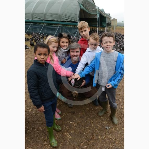 A Fight for George event, involving children taking part in activities at Copas Farm. Kings Coppice Farm, Grubwood Lane, Cookham