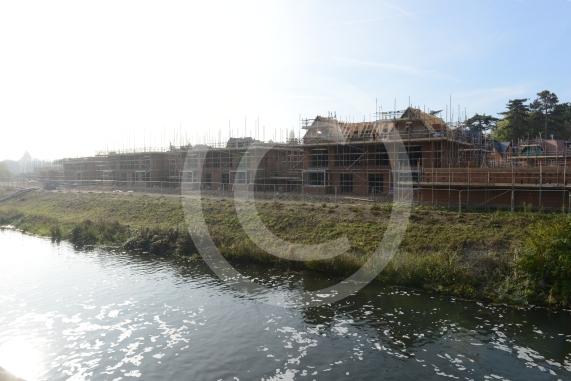 Building works at the old Skindells site and further up the river at the old paper mill site. Taplow
