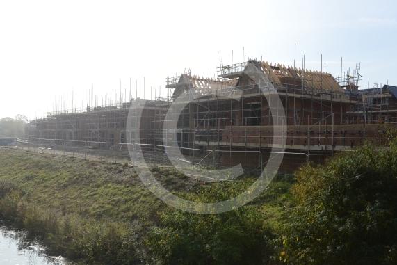 Building works at the old Skindells site and further up the river at the old paper mill site. Taplow