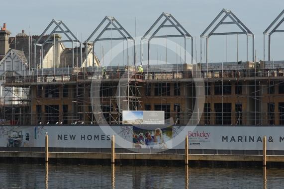 Building works at the old Skindells site and further up the river at the old paper mill site. Taplow