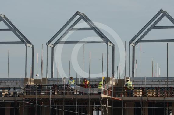 Building works at the old Skindells site and further up the river at the old paper mill site. Taplow