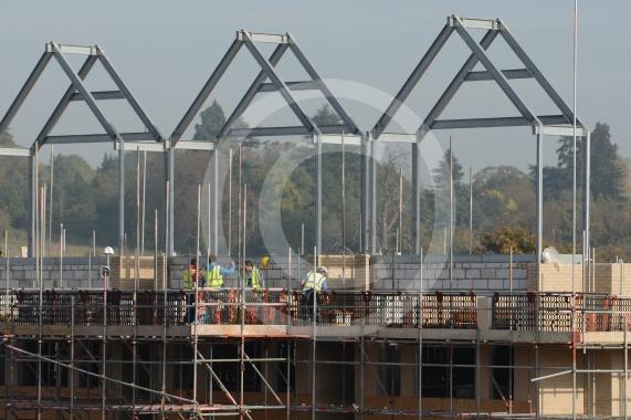 Building works at the old Skindells site and further up the river at the old paper mill site. Taplow