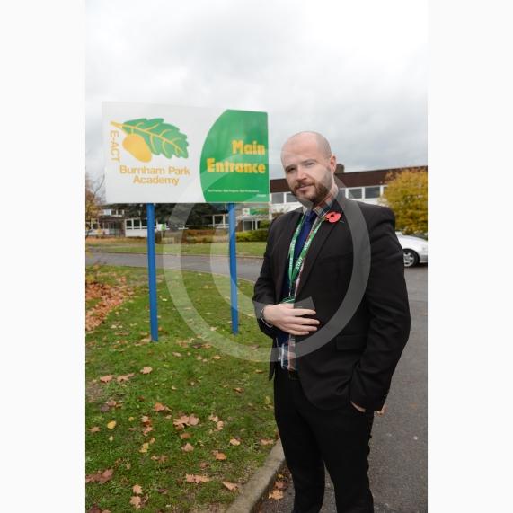 The E-ACT Burnham Park Academy, Opendale Road, Burnham. Head teacher James Hughes.