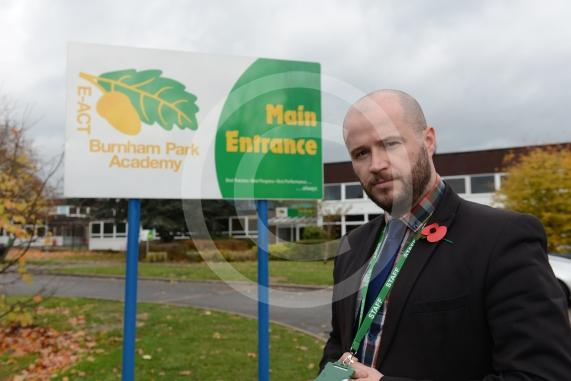 The E-ACT Burnham Park Academy, Opendale Road, Burnham. Head teacher James Hughes.