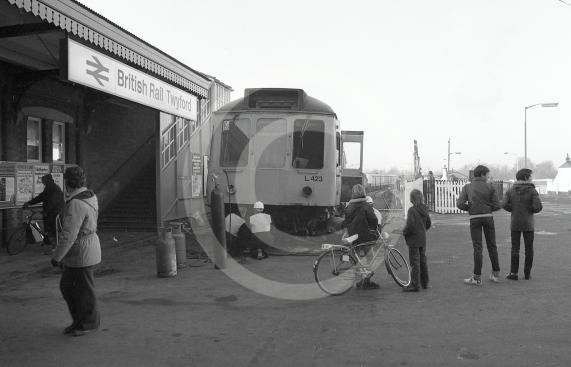 Train crash in Twyford - 19-12-1981