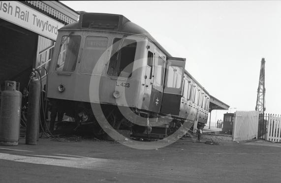 Train crash in Twyford - 19-12-1981