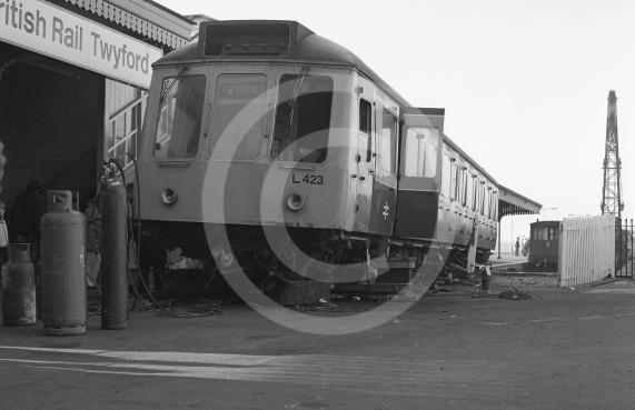 Train crash in Twyford - 19-12-1981
