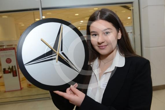 Stephanie Stobie, 16. Claries Court. Young Enterprise stands.Queensmere Observatory Shopping Centre,Slough. 