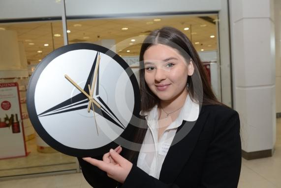 Stephanie Stobie, 16. Claries Court. Young Enterprise stands.Queensmere Observatory Shopping Centre,Slough. 