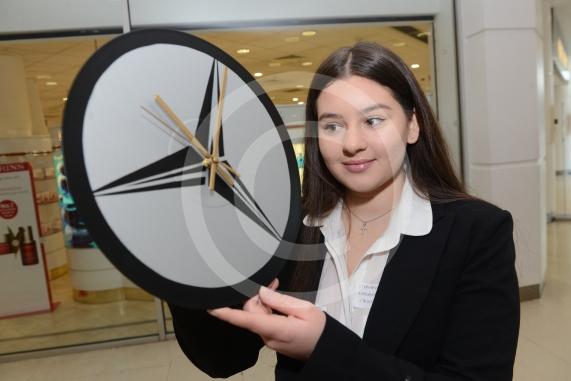 Stephanie Stobie, 16. Claries Court. Young Enterprise stands.Queensmere Observatory Shopping Centre,Slough. 