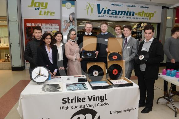 Strike Vinyl. Claries Court. Young Enterprise stands.Queensmere Observatory Shopping Centre,Slough. 
