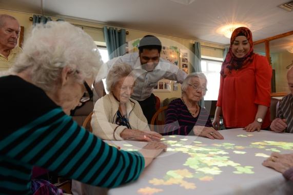 Eton House Residential Home, Eton Road, Datchet, Slough. Eton House Residential Home is pioneering some new equipment Tovertafel, It projects moving images .