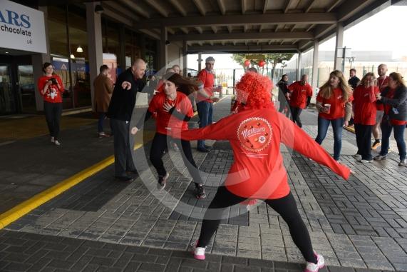 Associates and management from Mars are taking part in a Teasers Triathlon assault course to raise money. Mars, Dundee Rd, Slough.