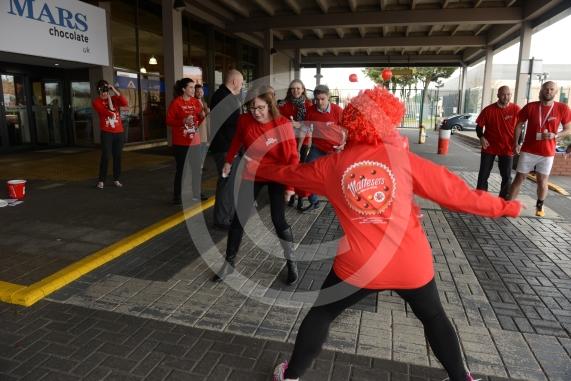 Associates and management from Mars are taking part in a Teasers Triathlon assault course to raise money. Mars, Dundee Rd, Slough.