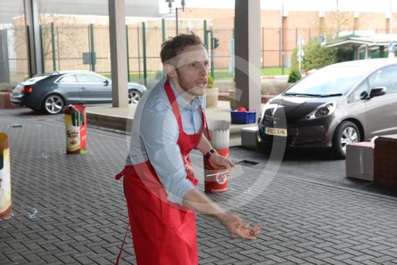 Associates and management from Mars are taking part in a Teasers Triathlon assault course to raise money. Mars, Dundee Rd, Slough.