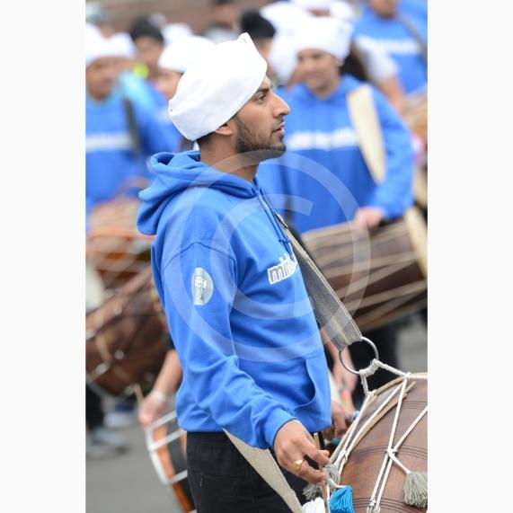 Nagar Kirtan procession in Slough starting at Singh Sabha Gurdwara and ending at Ramgarhia Gurdwara.