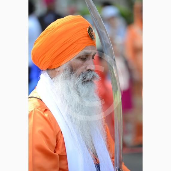 Nagar Kirtan procession in Slough starting at Singh Sabha Gurdwara and ending at Ramgarhia Gurdwara.