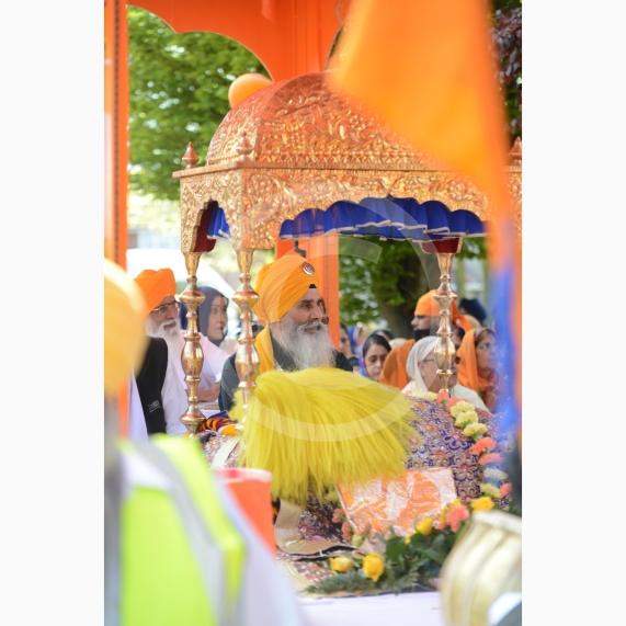 Nagar Kirtan procession in Slough starting at Singh Sabha Gurdwara and ending at Ramgarhia Gurdwara.