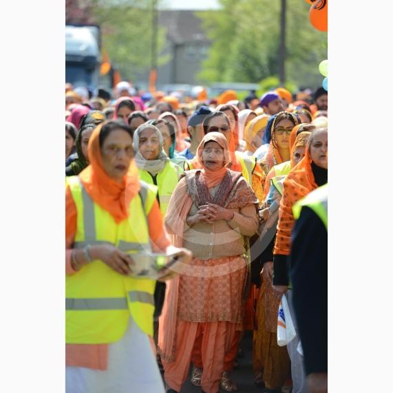 Nagar Kirtan procession in Slough starting at Singh Sabha Gurdwara and ending at Ramgarhia Gurdwara.