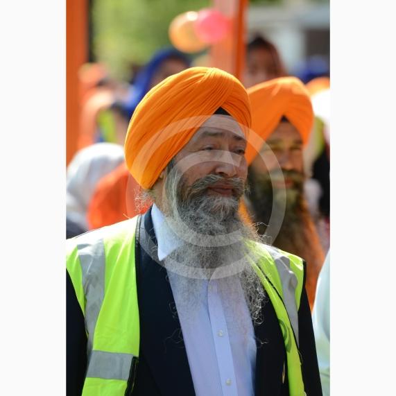 Nagar Kirtan procession in Slough starting at Singh Sabha Gurdwara and ending at Ramgarhia Gurdwara.