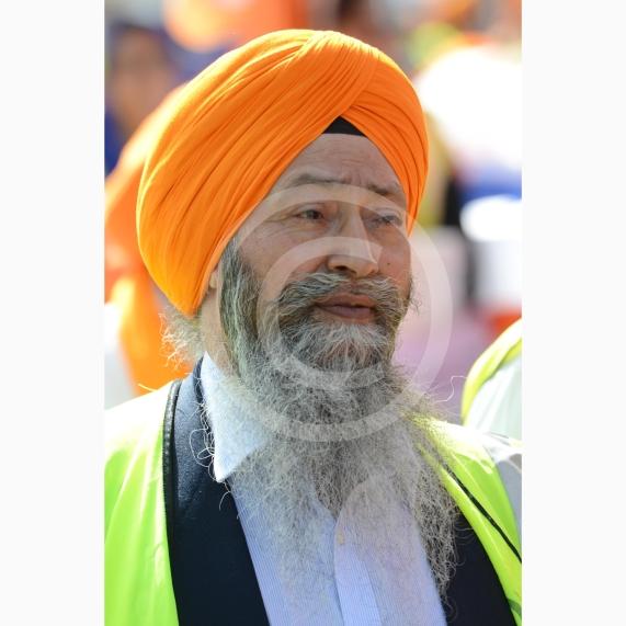 Nagar Kirtan procession in Slough starting at Singh Sabha Gurdwara and ending at Ramgarhia Gurdwara.