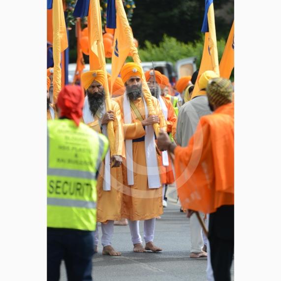 Nagar Kirtan procession in Slough starting at Singh Sabha Gurdwara and ending at Ramgarhia Gurdwara.