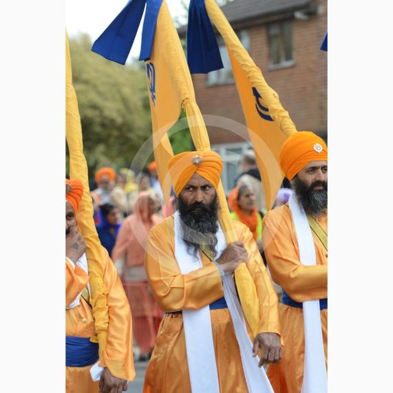 Nagar Kirtan procession in Slough starting at Singh Sabha Gurdwara and ending at Ramgarhia Gurdwara.